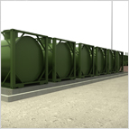 Резервуар для хранения дизельного топлива 300 м3
